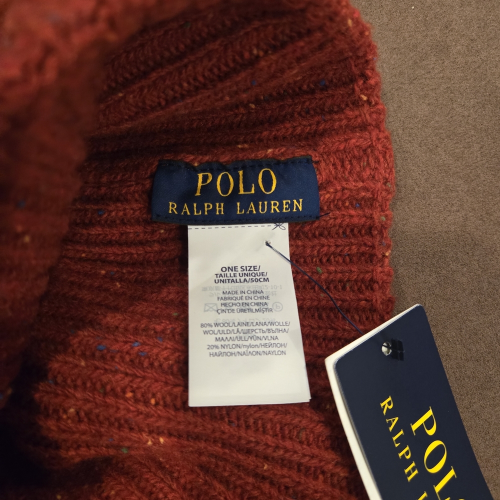 Polo by Ralph Lauren Vibrant Red Beanie